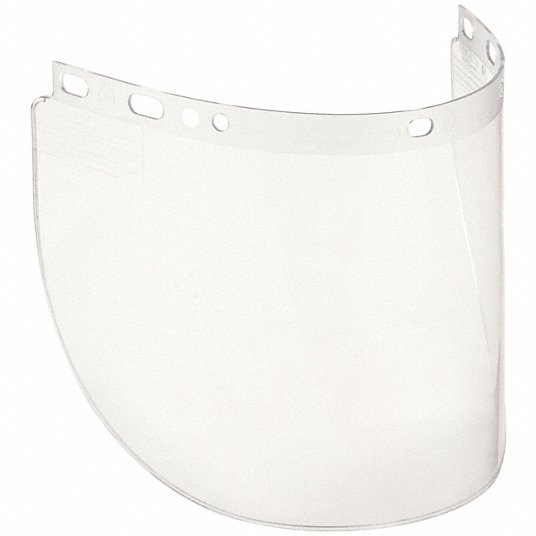 هانيويل واقي للوجه, شفاف, بولي كربونات, 8 بوصة Visor Ht, 16.5بوصة Visor Wd BD-4178CLBP