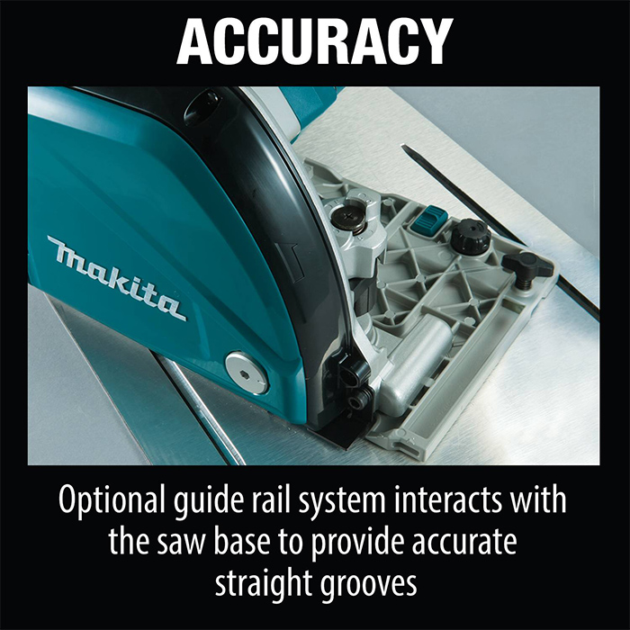 Makita Aluminum Groove Cutter, 1300W, 118mm, 2,200-6,400 RPM, 5.1 kg CA5000X