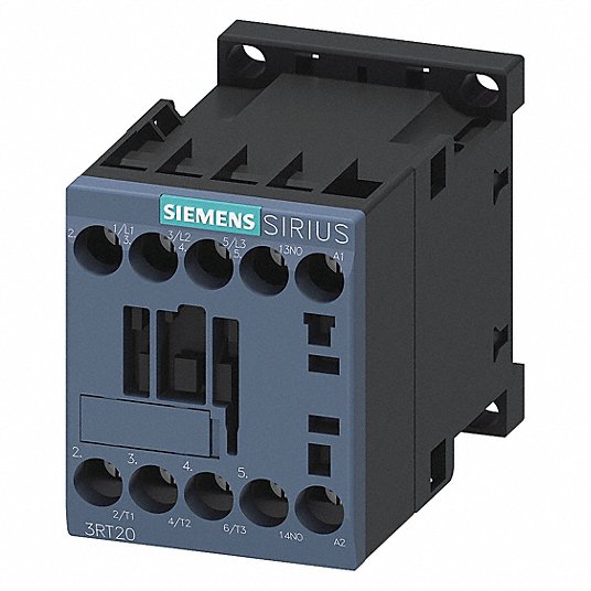 Siemens 230V AC Power Contactor, No. of Poles 3, 7 A Full Load Amps-Inductive 3RT2015