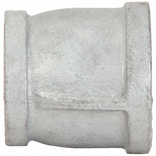 Anvil Reducing Coupling, Malleable Iron, 1/2 in x 3/8 in Pipe Size, NPT x NPT, Class 150 311085401