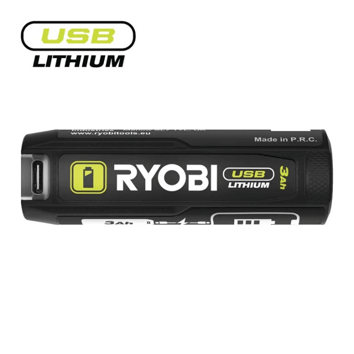 Ryobi USB Lithium™ Battery & Power Bank 3.0Ah, 4V Li-ion, 0.06 kg RB4L30