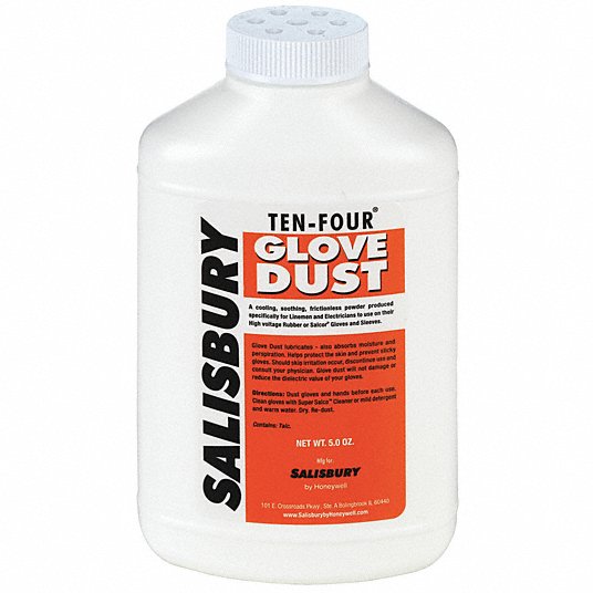 Glove Dust, Color White 4-Oct