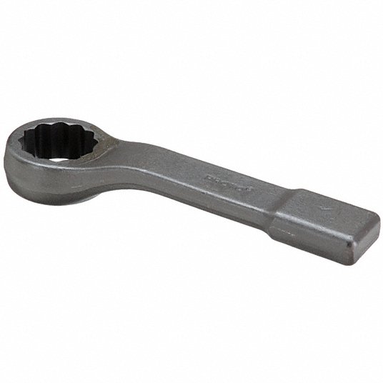 Proto Slugging Wrench, Alloy Steel, Black Oxide, Head Size 36 mm, Overall Length 8 in, 45 Degree JHD036M