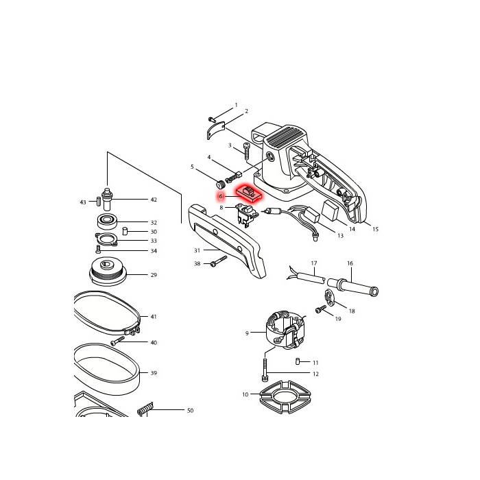 Makita Slide Cover, For 9045B, 9045N 652190-1