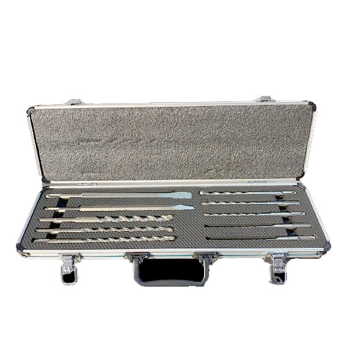 Makita 10 Piece SDS-Plus Drill Bit & Chisel Set, with chuck D-71990