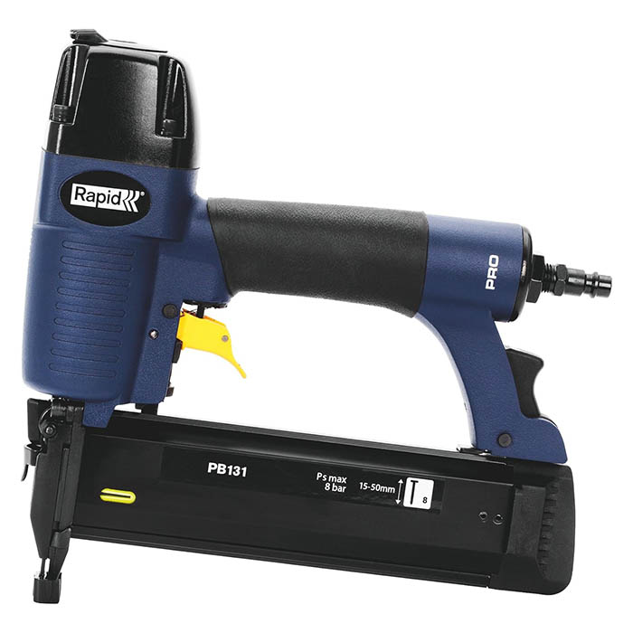 Rapid Pneumatic Stapler, Brad Nailer, Brad length 15-50mm, Operating Pressure: 5-7Bar,  2.57kg PB131
