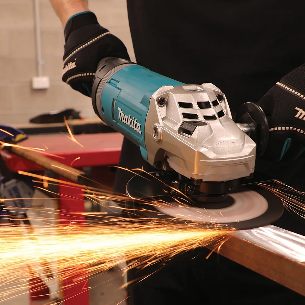 Makita Angle Grinder, 9 inch (230mm), Trigger Switch, 2700W, 6600rpm, 8.6Kg GA9080FX1