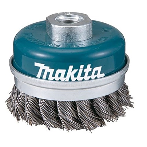 Makita Accessories, Wire Cup Brush - Twisted (Knotted wire 2), 60X14 x 2mm D-24153