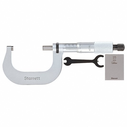 Outside Micrometer, Range 25 to 50mm, SPC Output No6NAW4 V2MXRL