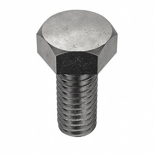 Grainger Approved Hex Head Cap Screw, Steel, Black Oxide, Head Width 1/2 Inch, Thread Size 5/16Inch-18, Fastener Length 3/4 Inch, 10Pcs HXCS.001629.50