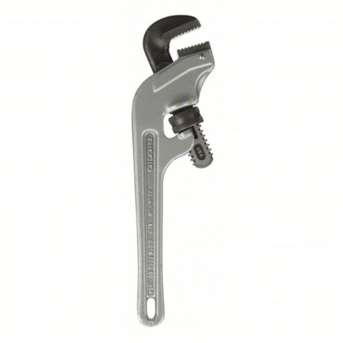 Ridgid End Pipe Wrench, 1 1/2 inch Jaw Capacity, Serrated, 10 inch Overall Length, I-Beam E-910/90107