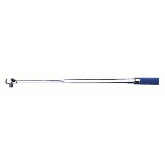Westward Micrometer Torque Wrench, Foot-Pound, 3/4 inch Drive Size, 120 ft-lb to 600 ft-lb 6PAJ2