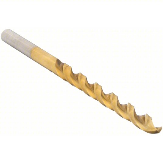 Westward Metal Drill Bit, 3 mm Drill Bit Size, 33mm Flute Length, 61mm Overall Length 6PRX9