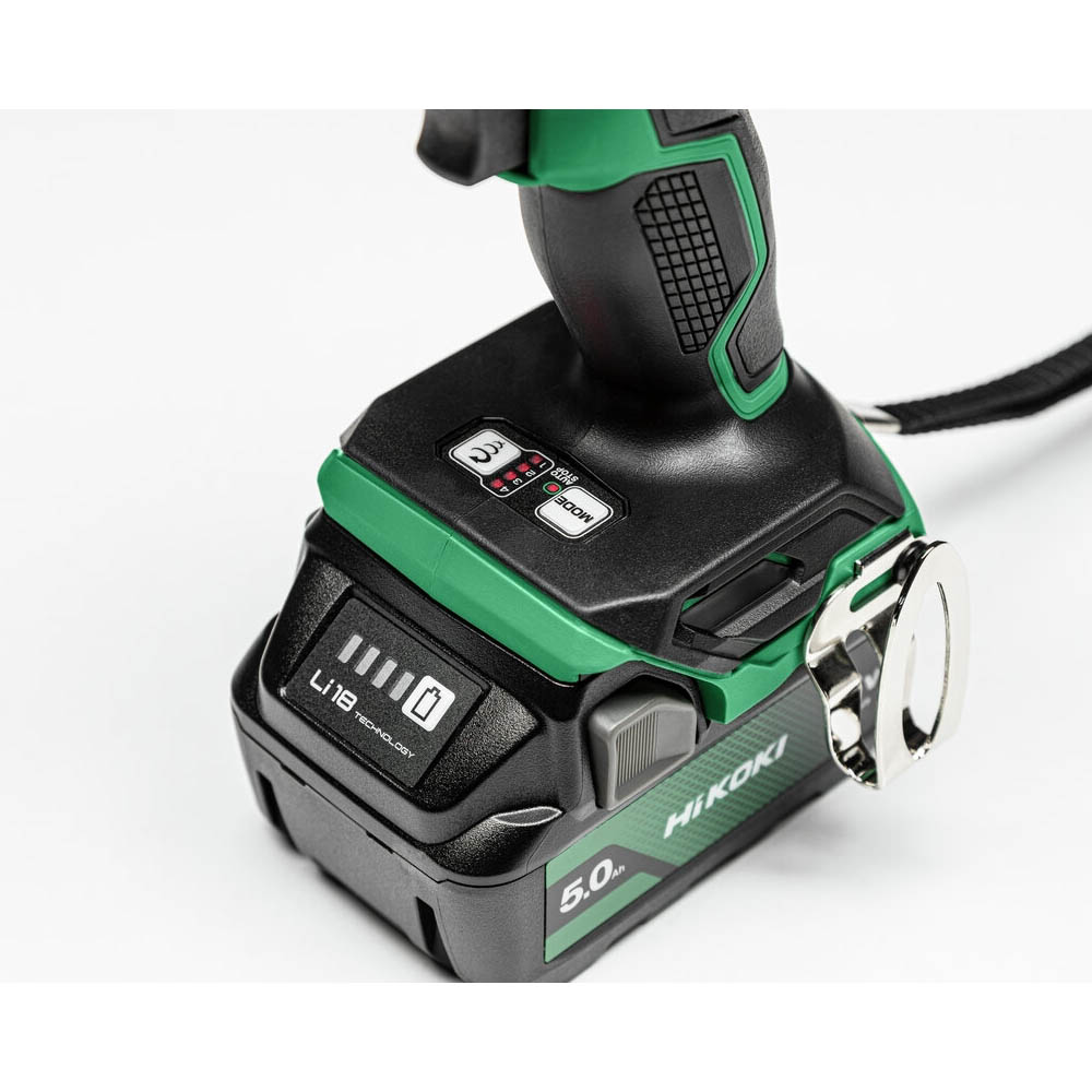 Hikoki Cordless Impact Wrench 18V, 345 Nm Tightening, 600 Nm Loosening, 4 Modes, 1.95 kg WR18DHWPZ
