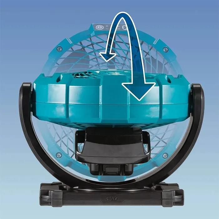 Makita Charging Fan, 12V, 3-speed, Air Velocity 150m/s, 0.9kg CF100DZ
