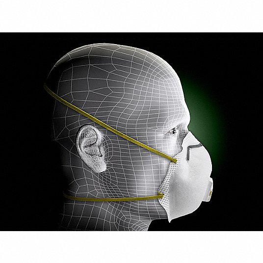 ثري ام كمامة للاستعمال مرة واحدة مقاس تعدد, عدد N95 ,10 قطع 8511