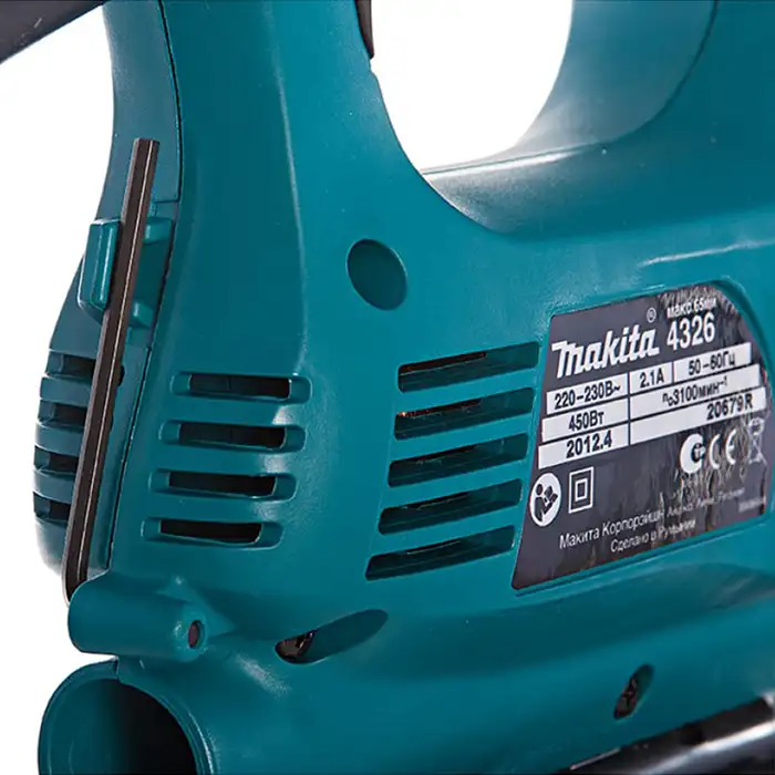 Makita Jigsaw Cutter, For Wood, Steel, 450W, Cutting Capacity 65mm,1.8kg 4326