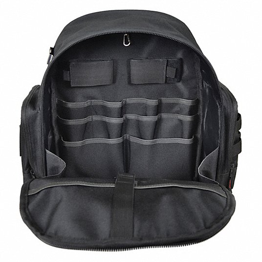 Westward Tool Backpack, 3 Outside Pockets, 19 Inside Pockets, 17 inch Overall Width, 7 inch Overall Depth 32PJ49