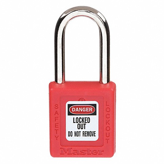 Master Lock Lockout Padlock9WJZ7 410KAW400RED-3XX1331