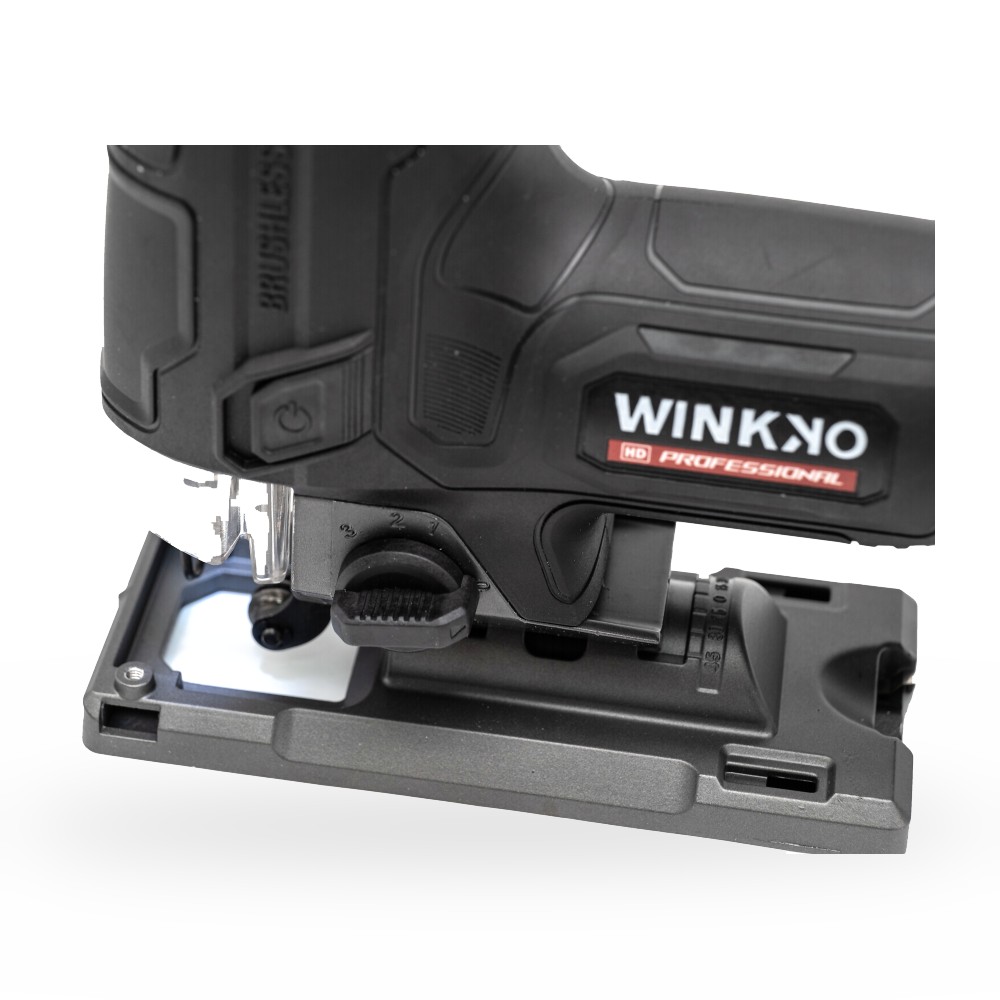 Winkko Cordless Brushless Jig Saw, 20V, For Wood, Steel, Aluminum, Cutting 120mm, 1.8kg HJS201BL