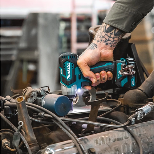 Makita Cordless Impact Wrench, 1/2 inch, Brushless Motor, 12V, 165Nm, 0.82kg TW161DSME