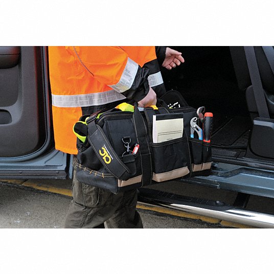 Clc Tool Bag, Polyester, General Purpose, Number of Pockets 25, 18 in Overall Width 1163