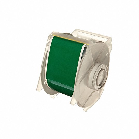 Brady Label Tape Cartridge, Label Type Indoor/Outdoor 113124