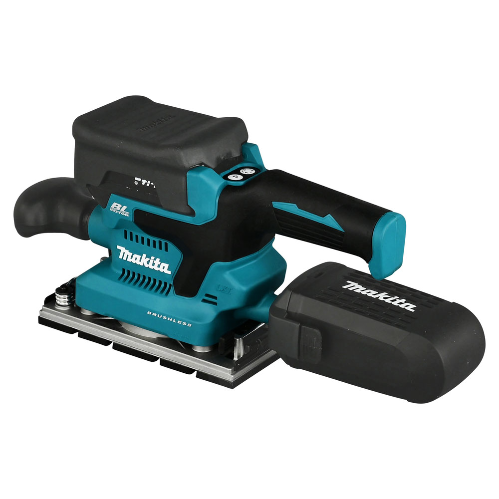 Makita Cordless Finishing Sander LXT 18V, 93×185 mm Pad, 4,000–12,000 OPM, 1.5 kg DBO380RTJ
