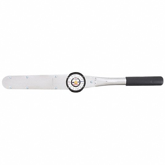 Proto Dial Torque Wrench, Foot-Pound & Meter-Kilogram, 1/2 inch J6125F