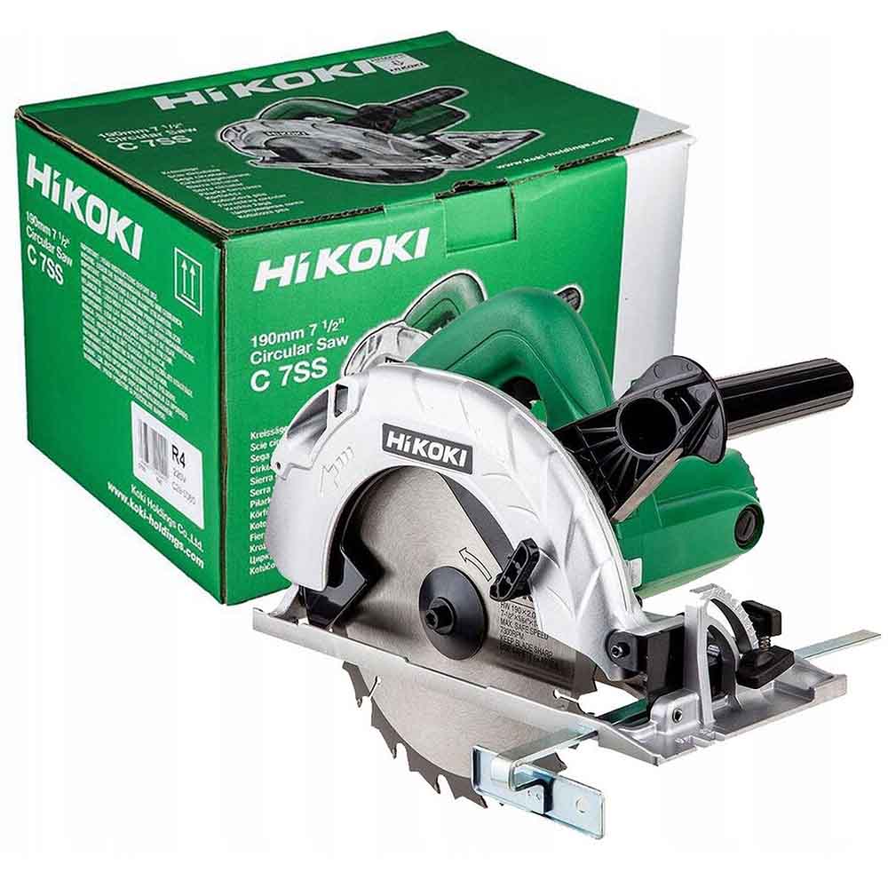 Hikoki Wood Circular Saw 1050W, 190 mm Blade, 68 mm Cutting Depth, 5950 RPM, 3.4 kg C7SSUTZ