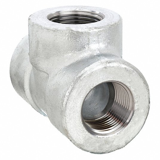 جرينجر ابروفد وصلة ذات 3 أفرع, من الفولاذ المطروق, حجم الأنبوب 1 × 1 × 1 بوصة, NPT x NPT x NPT, الفئة 3000 1MPF4