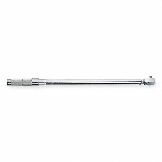 Proto Micrometer Torque Wrench, Drive Size 3/8 in 4LY33 J6012C