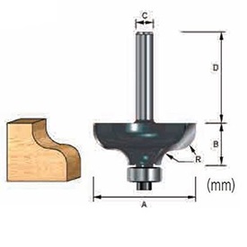 Makita Accessories, Router Bits – Ogee Bit, 12 D-12924