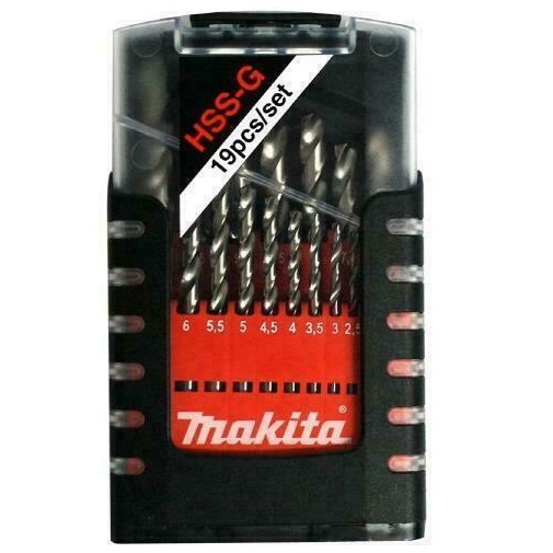 Makita 19 Pcs HSS-G metal drill set D-50740