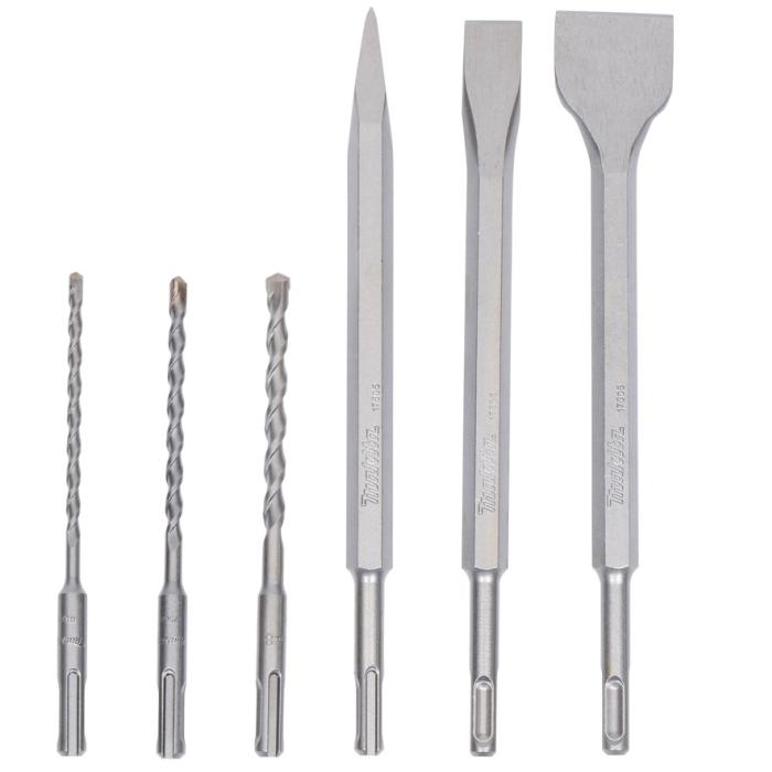 ماكيتا إكسسوارات, SDS-PLUS مثقاب / إزميل (6 قطع / مجموعة) D-58920