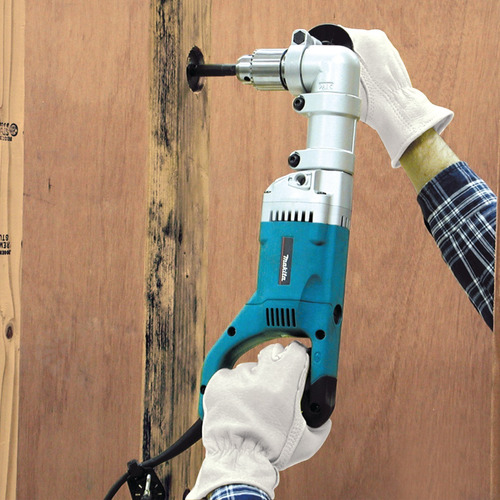 Makita Angle Drill Machine For Steel, Wood, Chuck 13mm (1/2 inch), 710W, 4kg DA4000LR