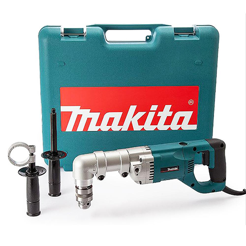 Makita Angle Drill Machine For Steel, Wood, Chuck 13mm (1/2 inch), 710W, 4kg DA4000LR