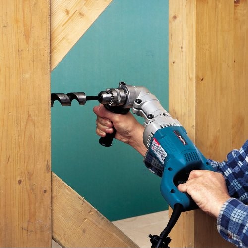 Makita Angle Drill Machine For Steel, Wood, Chuck 13mm (1/2 inch), 710W, 4kg DA4000LR