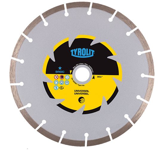 Tyrolit DIAMOND DISC DRY CUTTING SEG.TYP, 125X2X22,23mm 467387