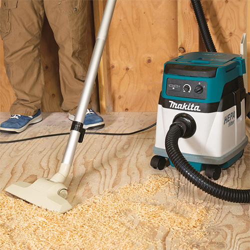 Makita Cordless + Corded Vacuum Cleaner Wet & Dry, Suction 6.7kPa , 36V, 8L, 8.6 kg DVC860LZ