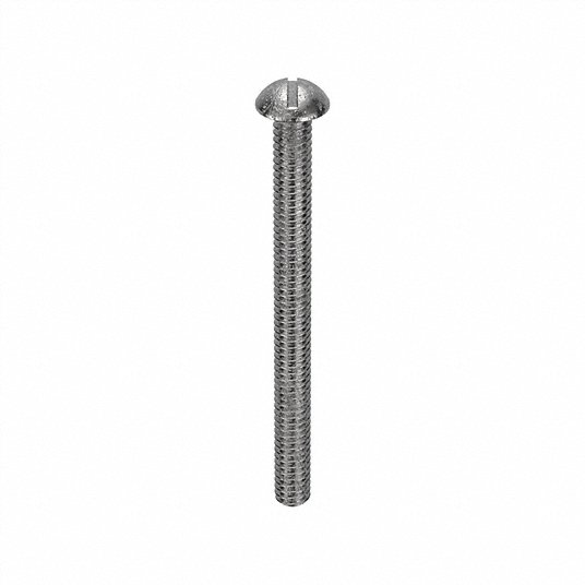 جرينجر ابروفد برغي آلة, دائري, مشقوق, 1/4 2BA60