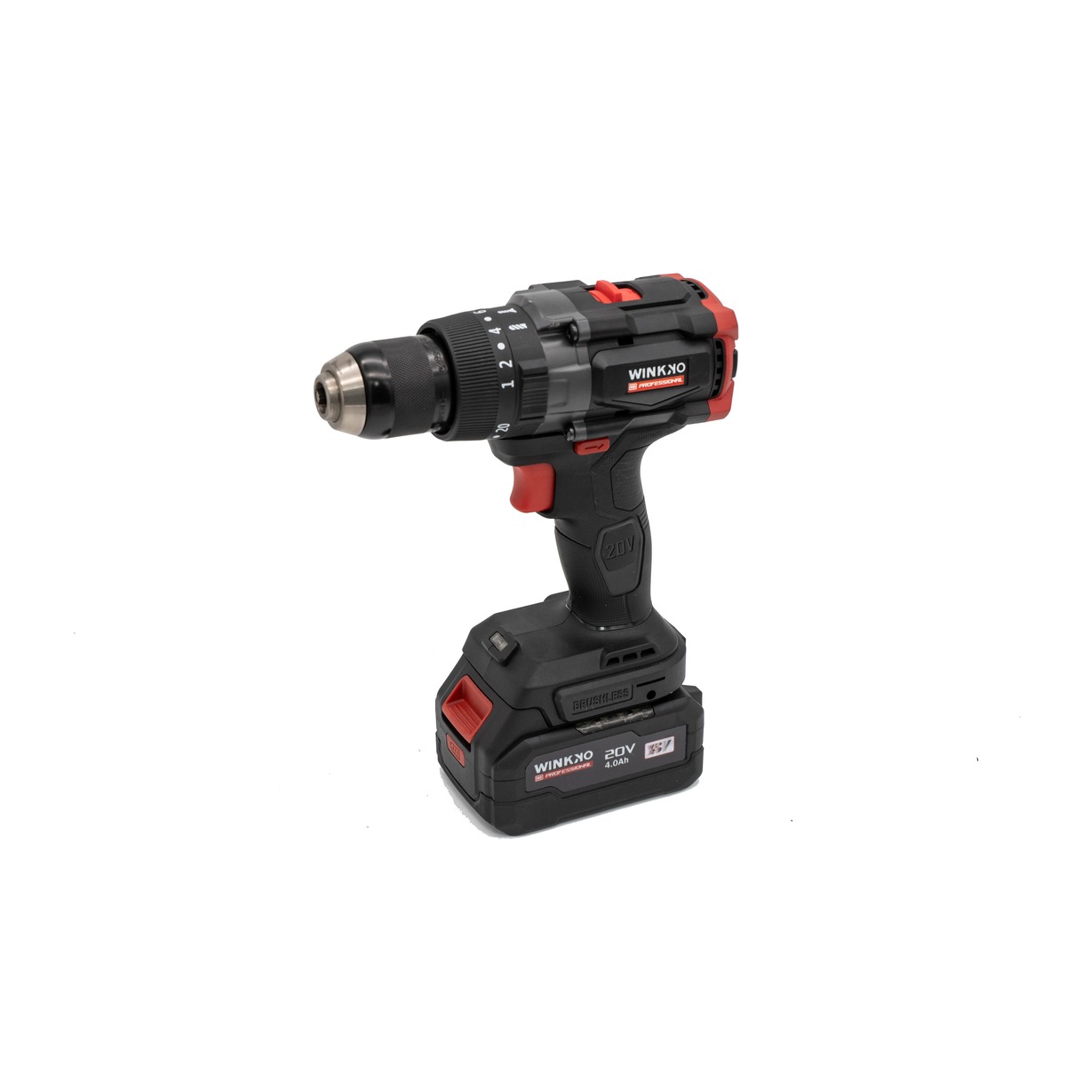 Winkko Cordless Brushless Impact Drill, 20V, 120N.m, 2150 rpm, 32250 bpm HCD202BLP