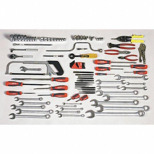Proto Maintenance Tool Box, Number of Pieces 98, Preventative Maintenance, SAE, Tool Storage Included J99480