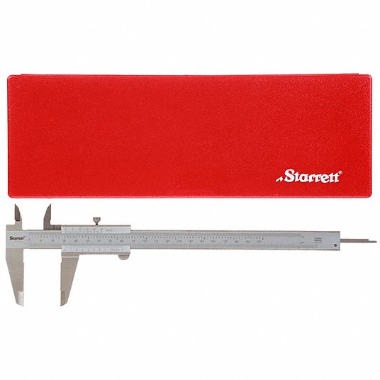 4-Way Vernier Caliper, Range 0 in to 8 in, 0 mm to 203.2 mm, Graduations 0.02 mm 125MEA-8/200