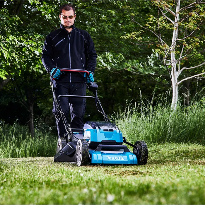 Makita Cordless Lawn Mower With 4 Battery Slots, 36V, Cutting Width 534mm, 42.9kg DLM532Z