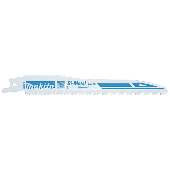 Makita Recipro Saw blade, Fast Cut for metal and wood, 152 mm, (5PCS/SET),Bi-Metal B-05044