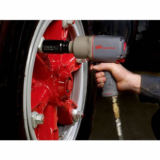 Ingersoll Rand Air Powered, Impact Wrench, 90 psi, 1,100 ft-lb Fastening Torque 13E913 2145QiMAX