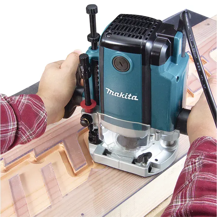 Wood Router Machine, Plunge Capacity 0~70mm, 12 mm, 1850W, 22000 rpm, 6kg