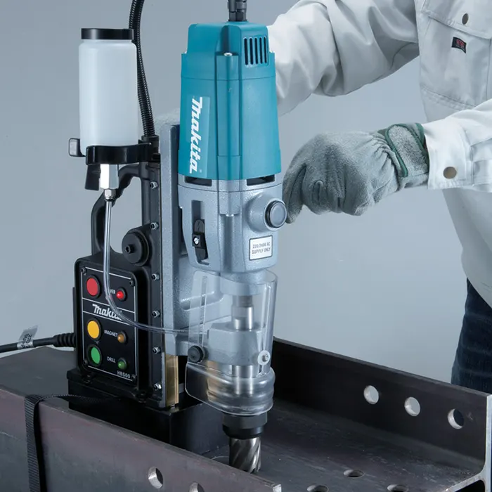 Makita Magnetic Drilling Machine, Drilling Capacity 50mm, 1150W, 650rpm, 18.5kg HB500
