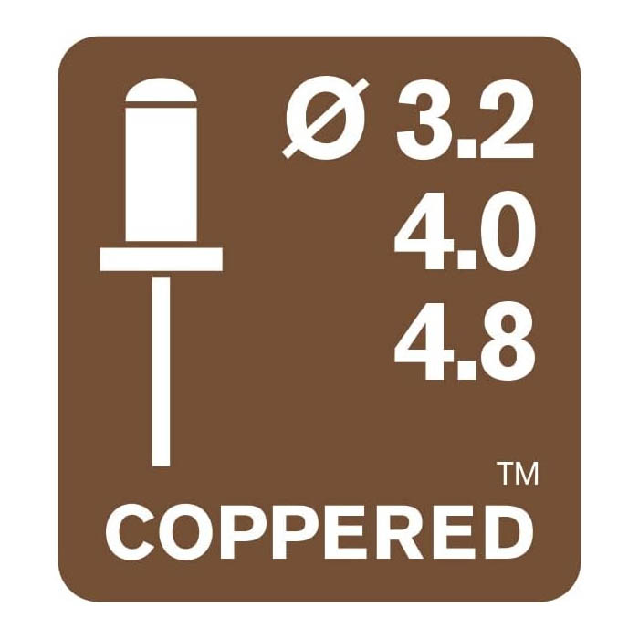 RAPID Hand Riveter, Rivet Heads 3.2 , 4.0 , 4.8 mm, For Aluminium RP10